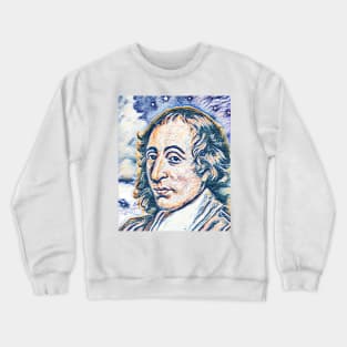 Blaise Pascal Portrait | Blaise Pascal Artwork 13 Crewneck Sweatshirt